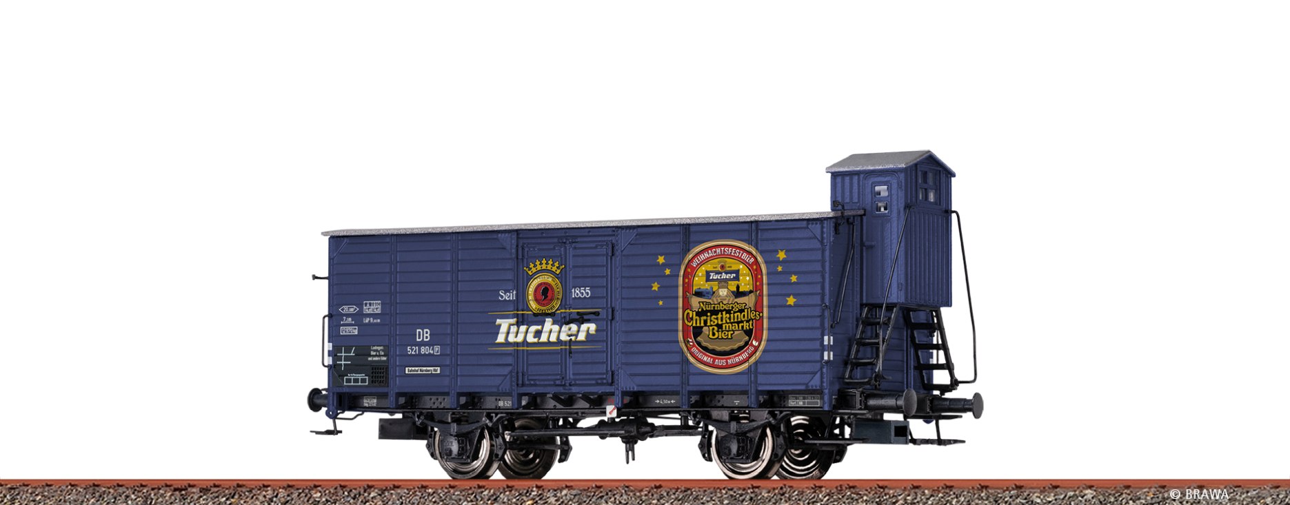 Güterwagen G 10 DB Ep.3 Tucher Christmas