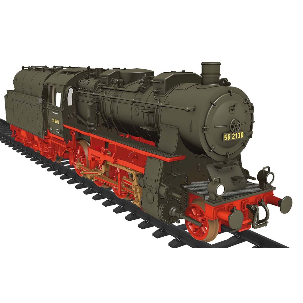 Dampflok BR 56 2130 Zwei-Zylinder, Ep.II