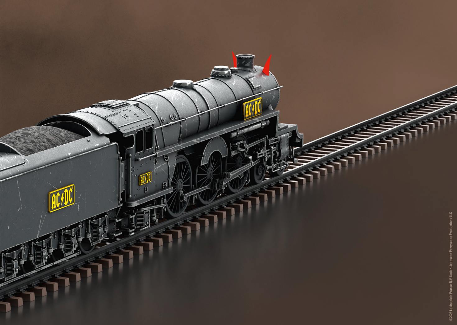 Schlepptender-Dampflokomotive Black Ice