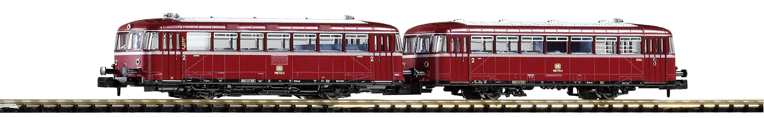N-Schienenbus 798 + Steuerwagen