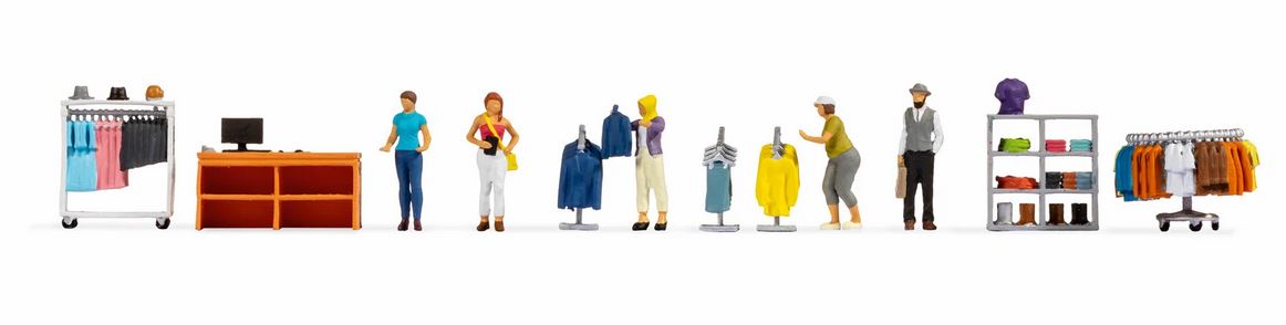 H0-Figuren-Themenwelt, Modegeschäft