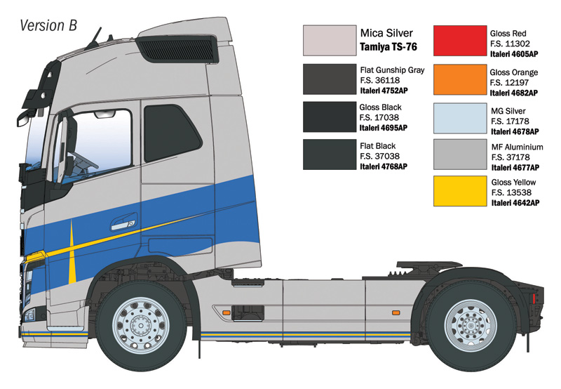 1:24 Volvo FH16 Medium Roof