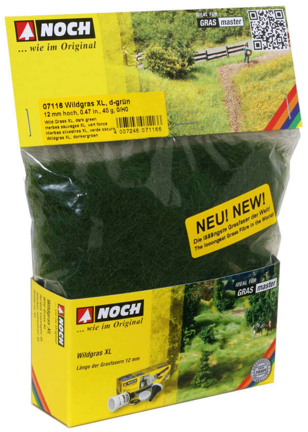 Wildgras XL, dunkelgrün,12 mm,40g Beut