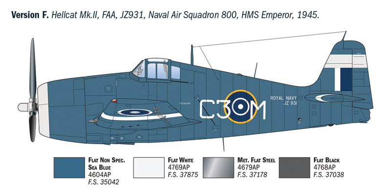 1:72 Grumman Hellcat F6 F-3