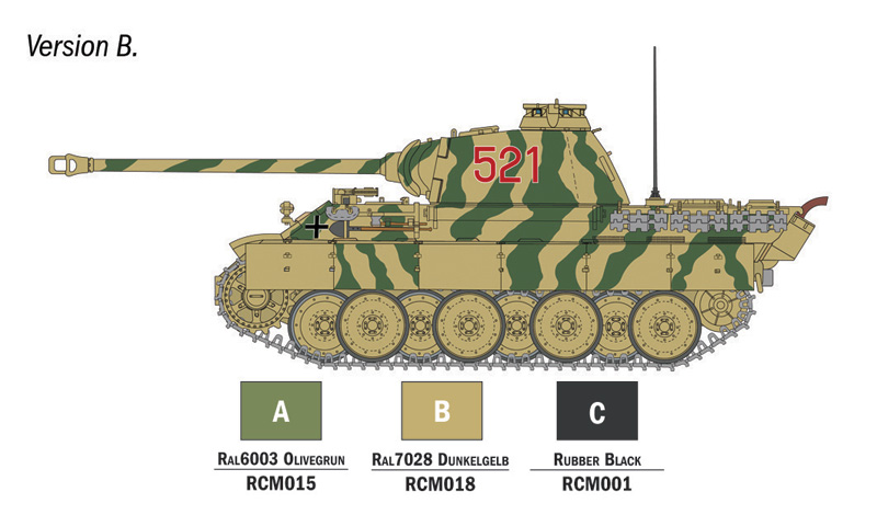 1:56 Sd.Kfz.171 Panther Ausführung A