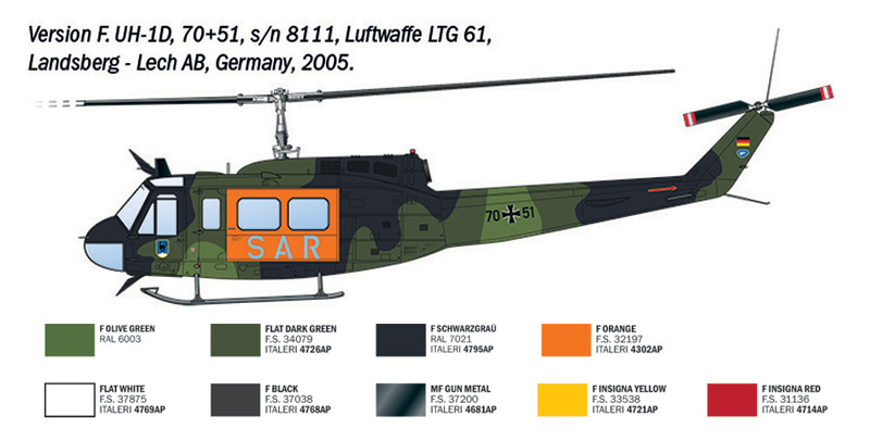 1:48 AB-205 / UH-1D, SAR