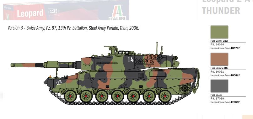 1:35 Leopard 2 A4 War Thunder