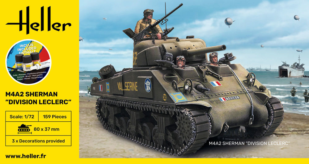 STARTER KIT M4A2 Sherman, Leclerc