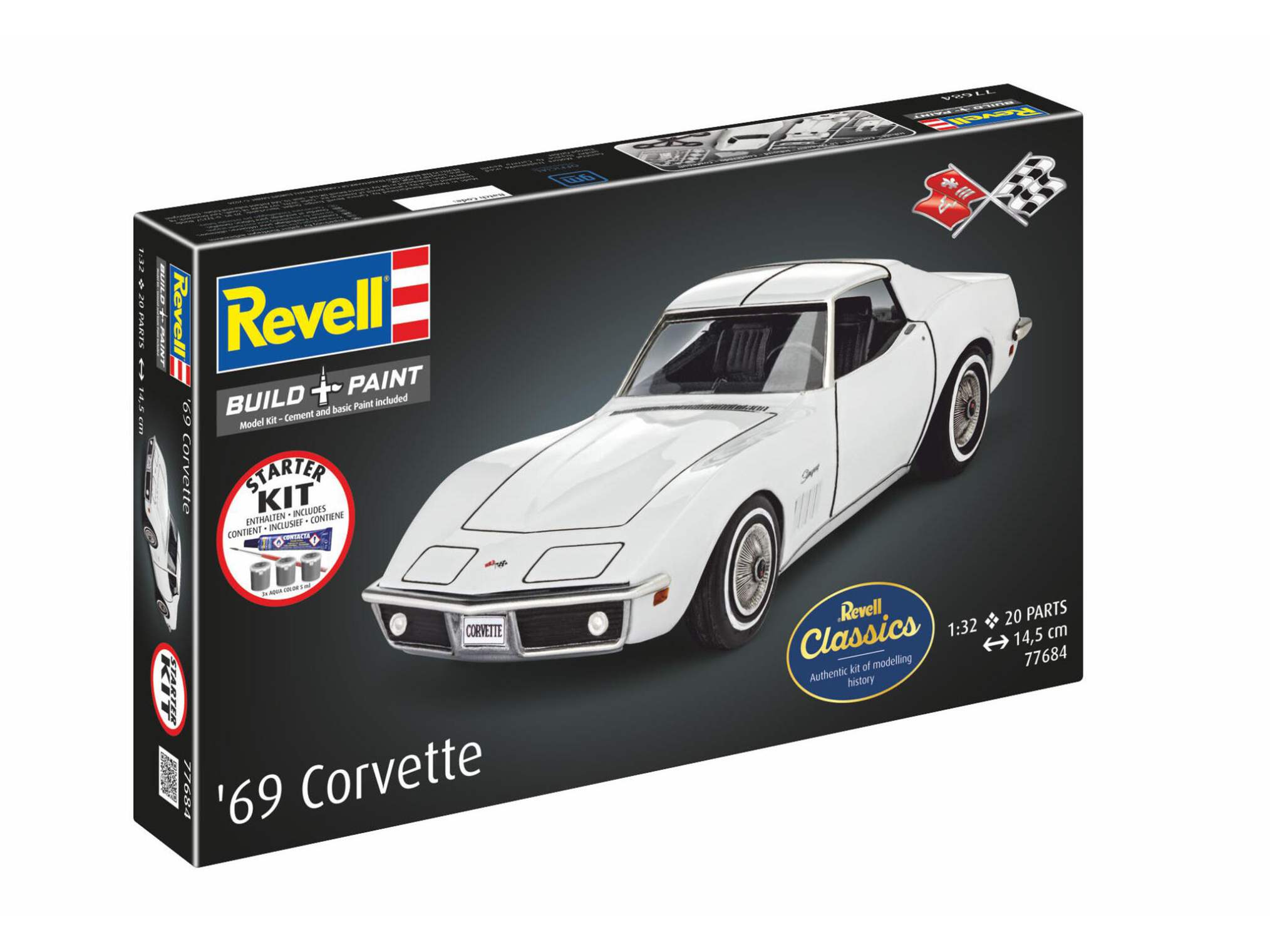 1:32-Starter Kit Corvette C3