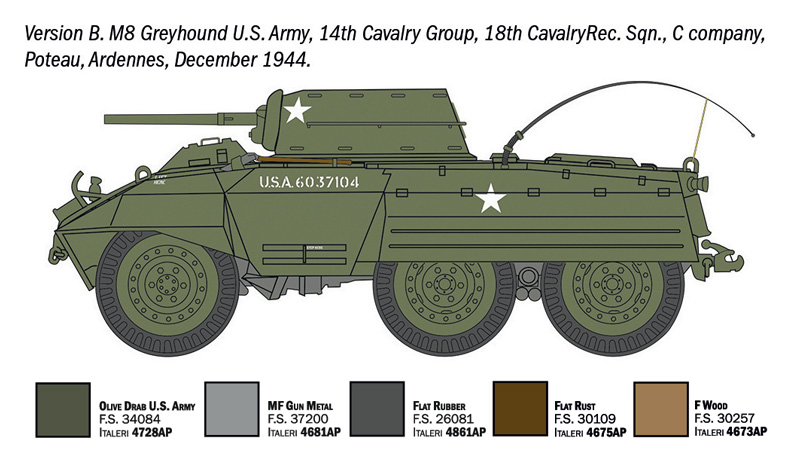 1:72 M8 Greyhound / M20 Armored Utility