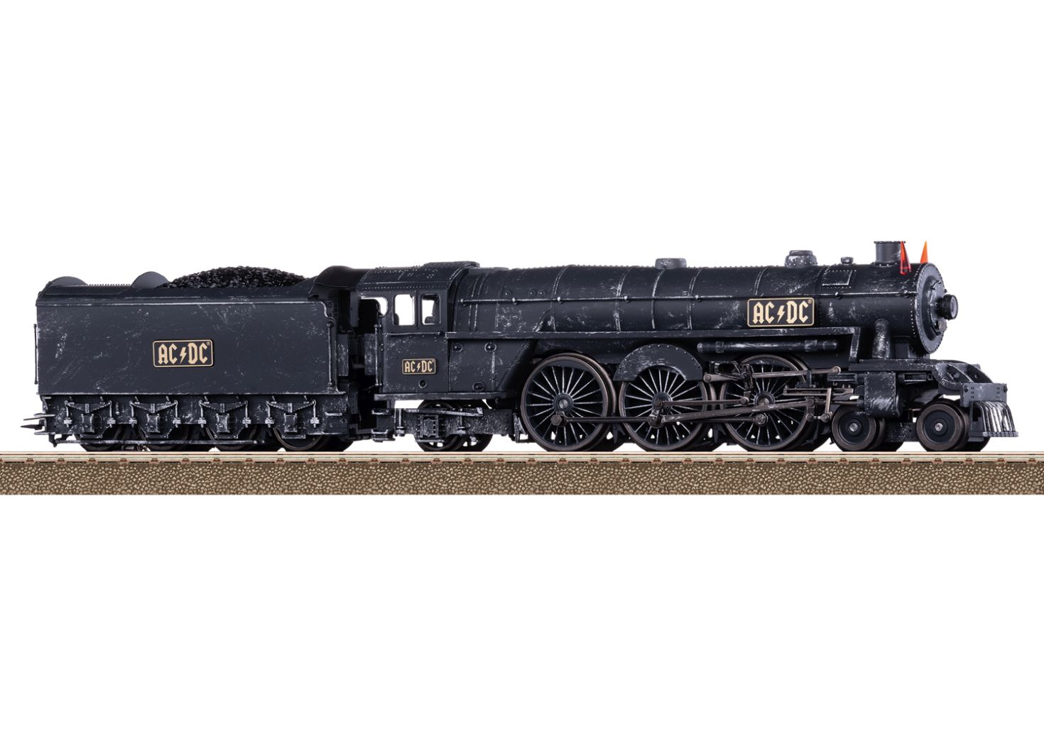 Schlepptender-Dampflokomotive Black Ice