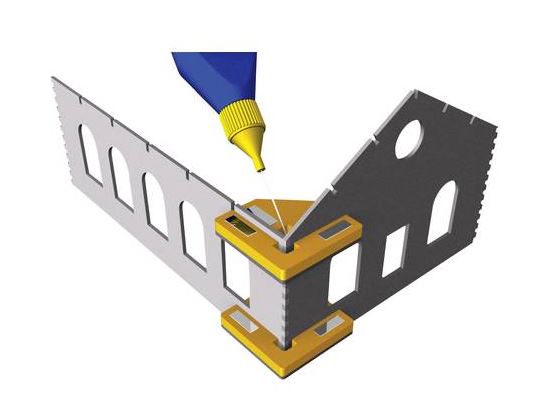 Snap & Glue Set Square (4 Magnete)