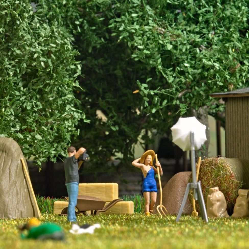 H0-Action-Set: Model mit Heugabel