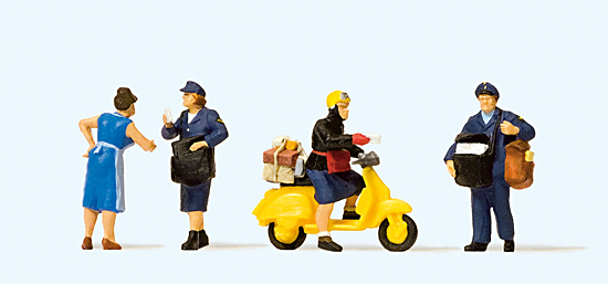 Deutsche Bundespost. mit Motorroller