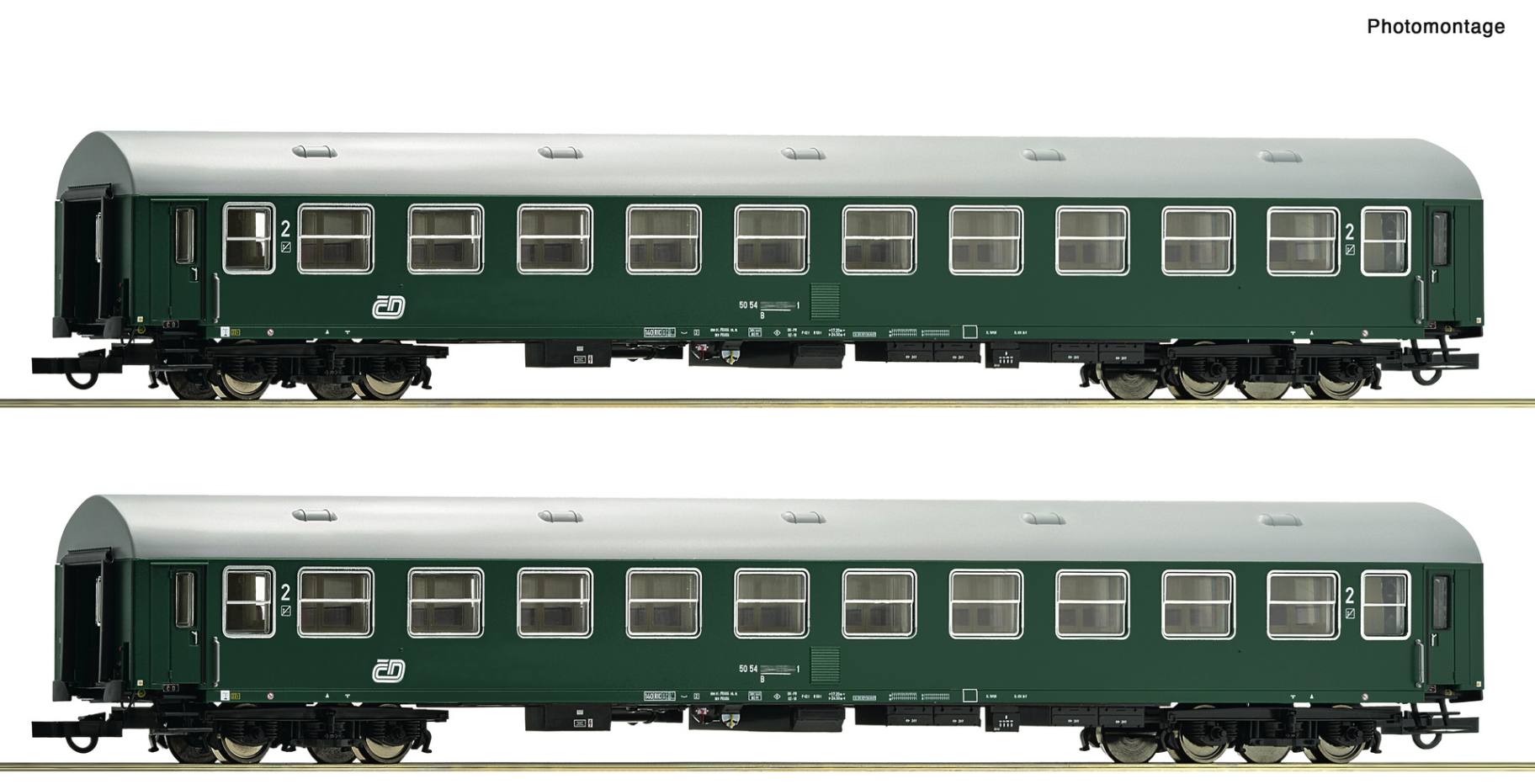 2er Set Personenwagen 2. Kl. Y/B 70 CD