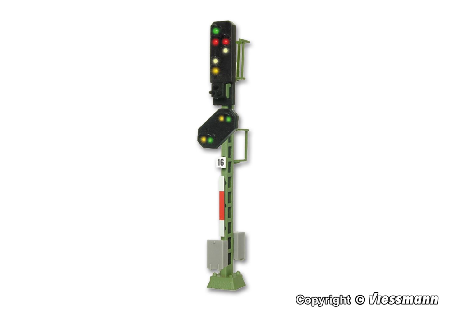 N-Licht-Ausfahrsignal mit Vorsignal