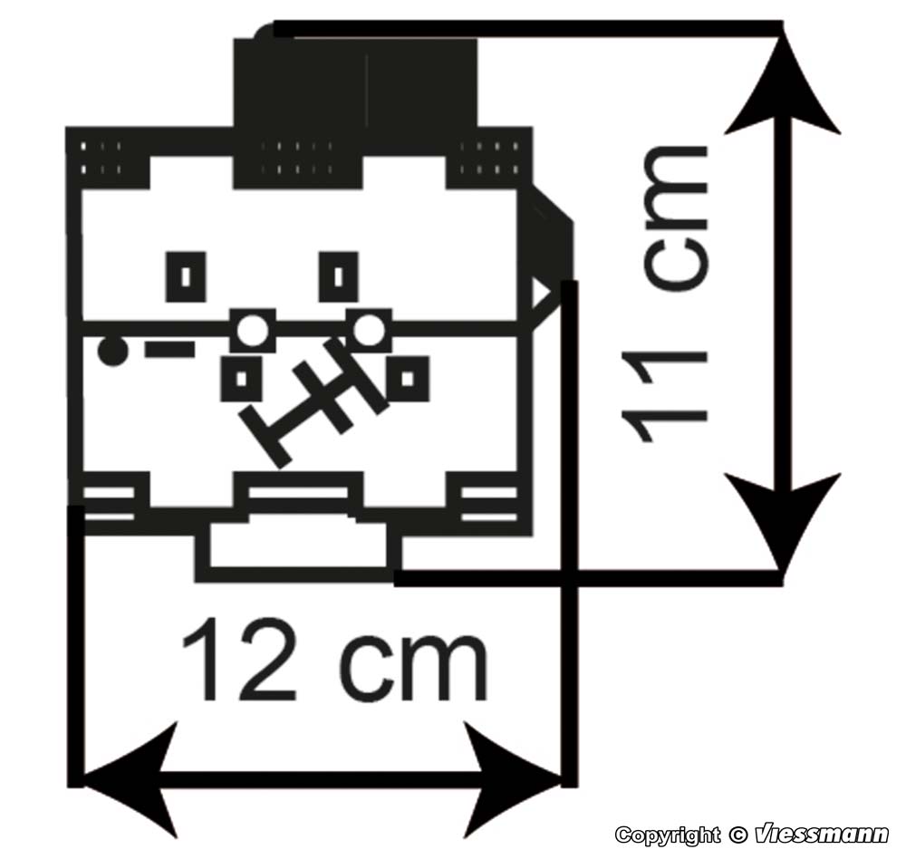 H0-Wohnhaus mit Erker