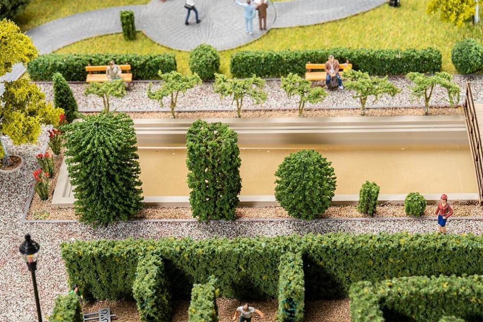 10 Vorgartenbäume, Buchs- und Thujabäume