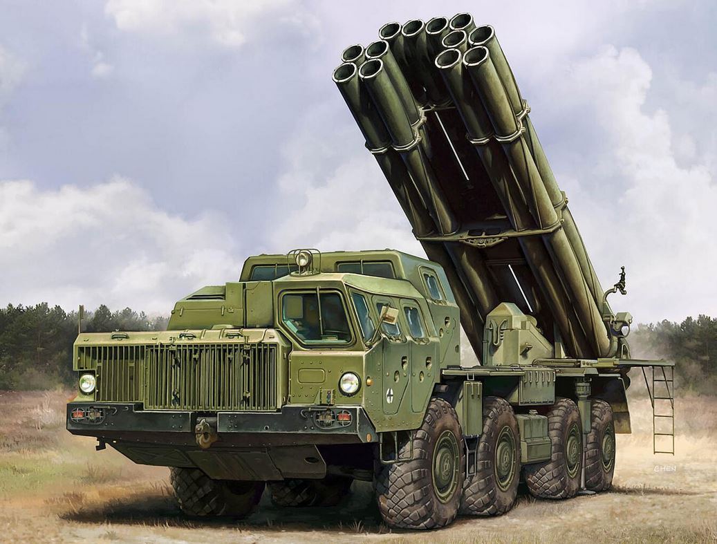 1/72 9A52-2 Smerch auf RSZO 9K58
