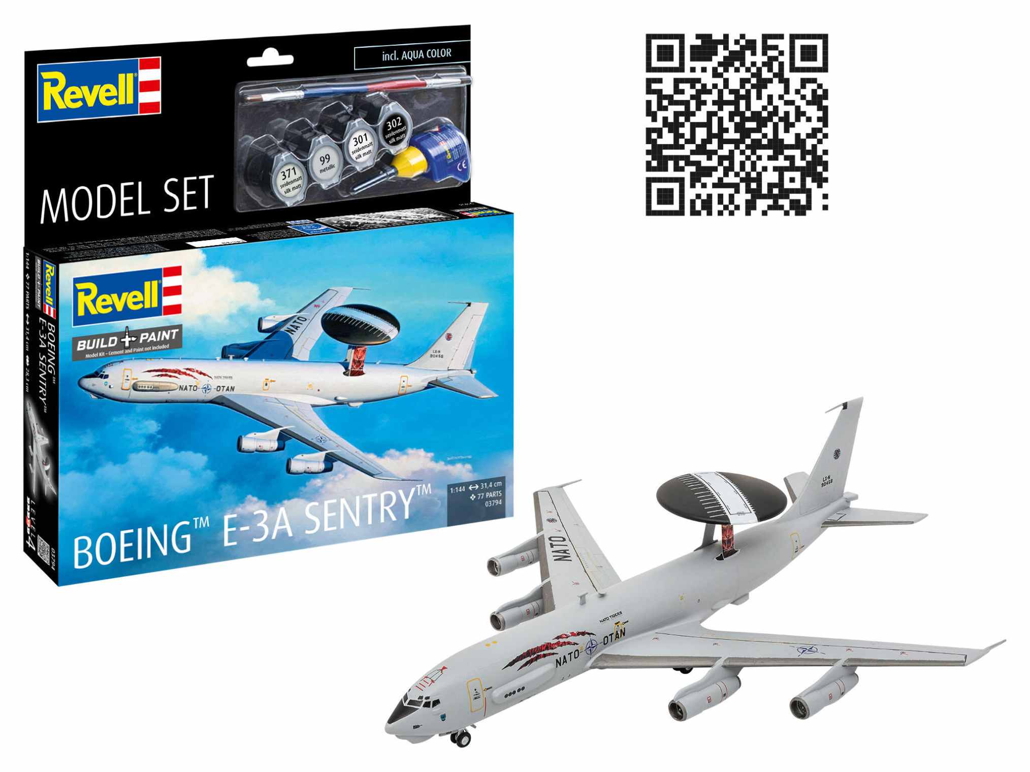 1:144-Model Set Boeing E-3A