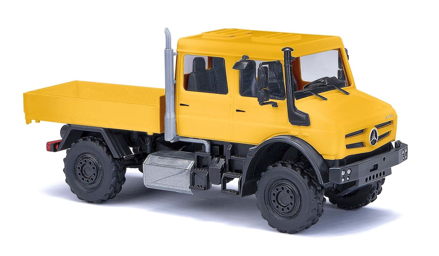 Unimog U 5023 Doppelkabine, gelb