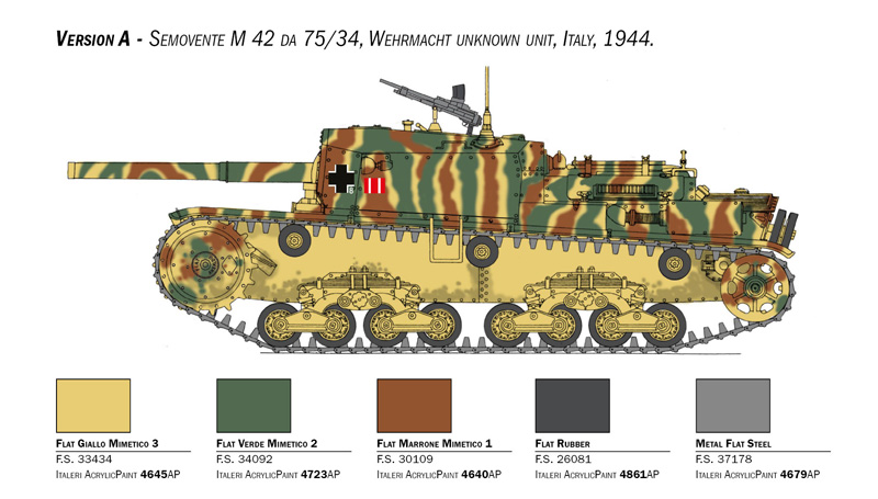1:35 Semovente M42 da 75/34