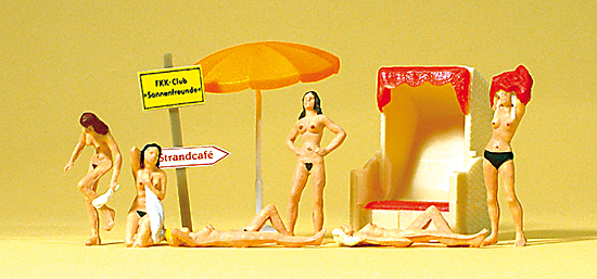 Am FKK-Strand. Strandkorb