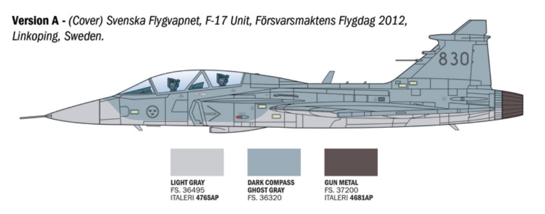 1:72 JAS-39D Gripen Doppelsitzer