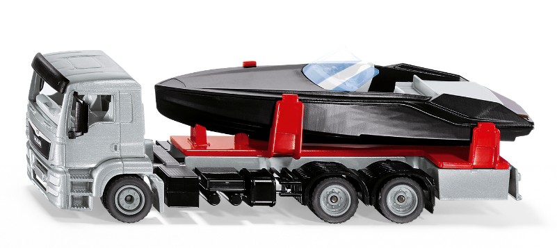 1:50-MAN LKW mit Motorboot