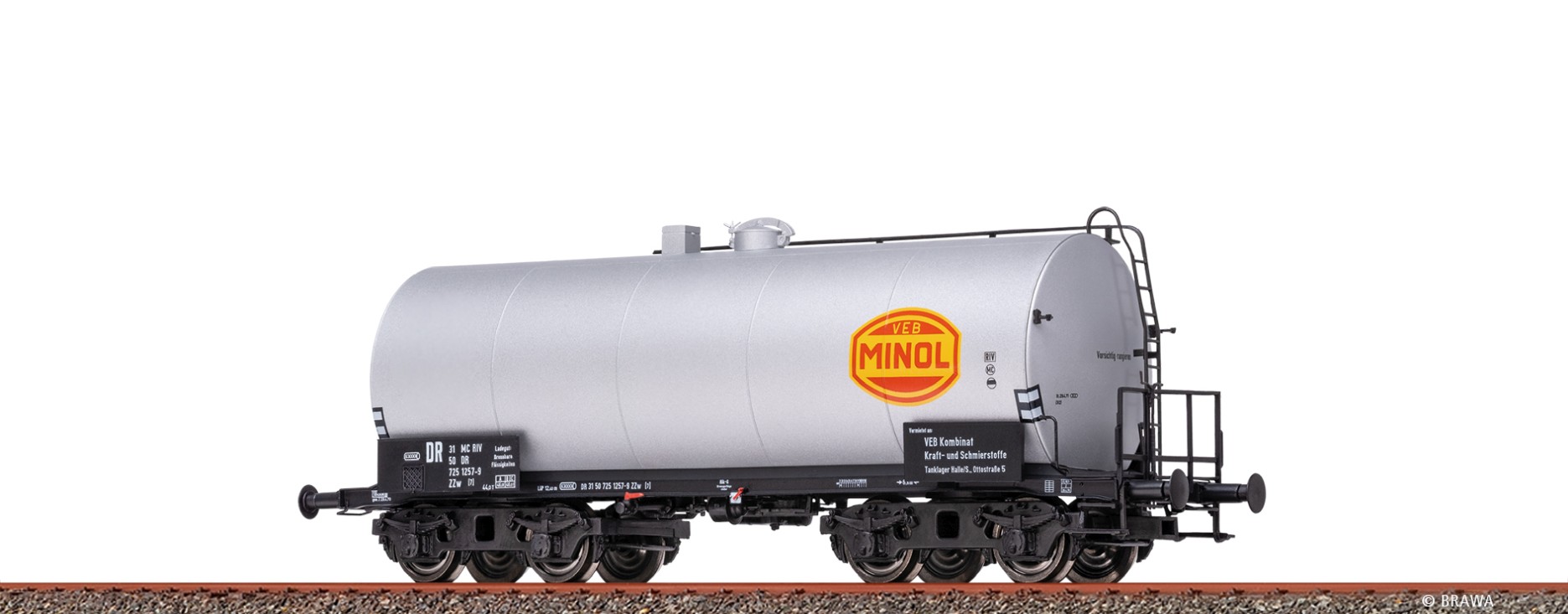 H0-Kesselwagen ZZ DR, Ep.III Minol