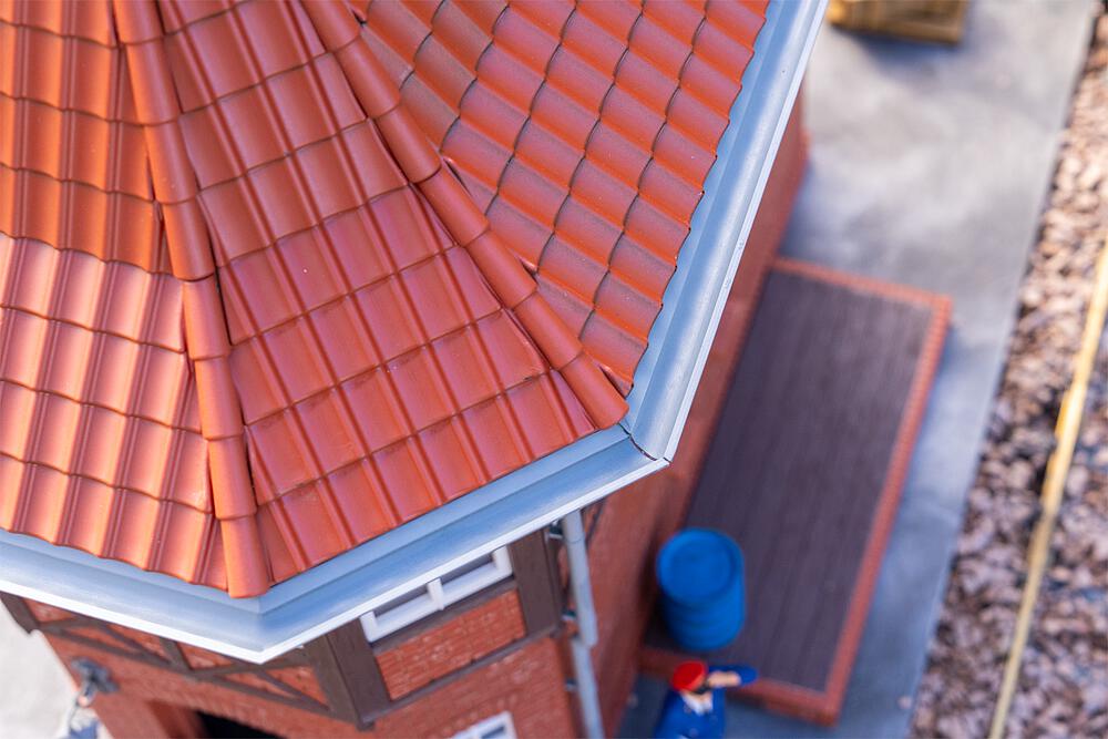 Stellwerk mit Fachwerk