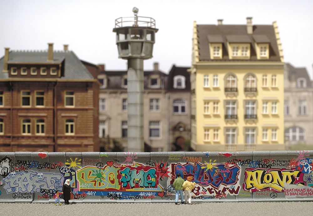 H0/TT-Betonmauer