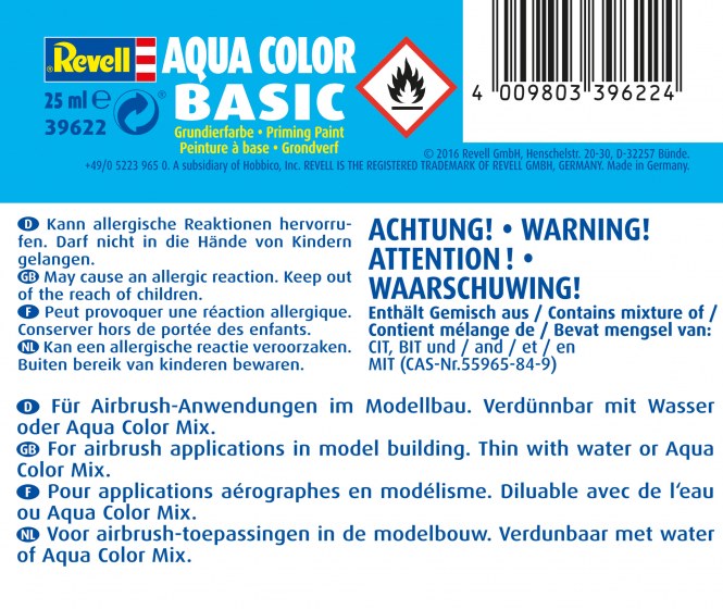 Aqua Color Basic - Grundierung, 25ml