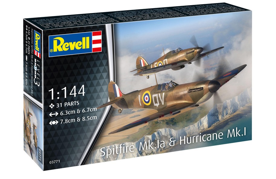 1:144-Supermarine Spitfire & Hurricane