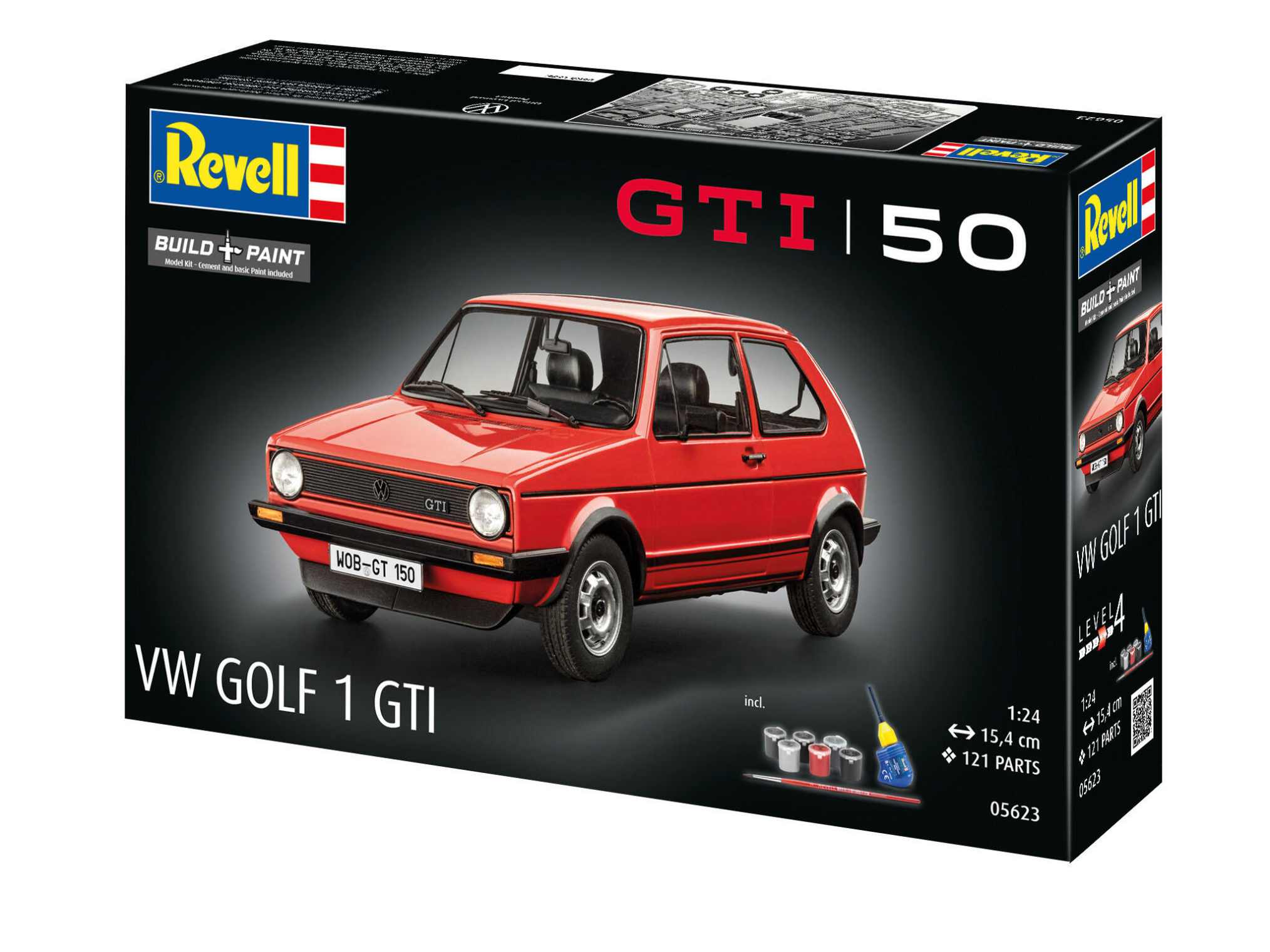 1:24-Geschenkset, 50 Jahre VW Golf 1 GTi