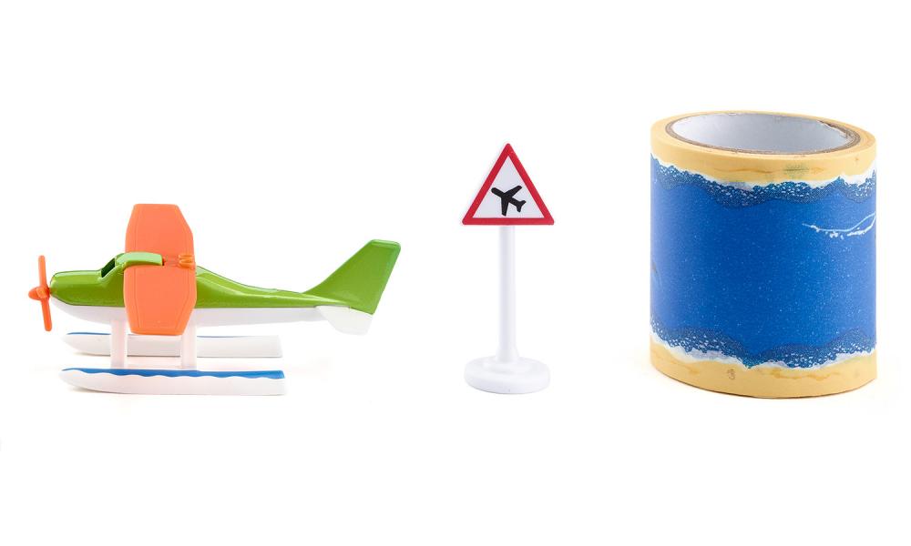 Wasserflugzeug mit Tape