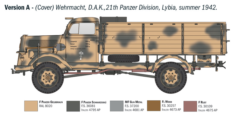 1:35 Kfz.305 Opel Blitz Typ A 4x4