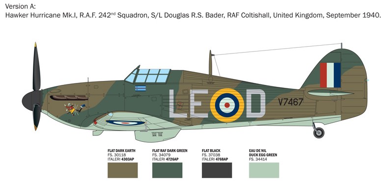 1:48 Hurricane Mk 1 Aces
