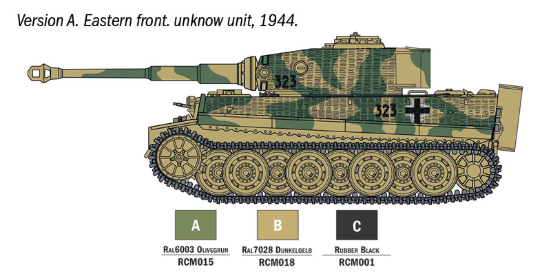 1:56 Pz.Kpfw.VI Tiger I Ausführung E