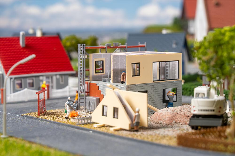 N-Fertighaus im Bau