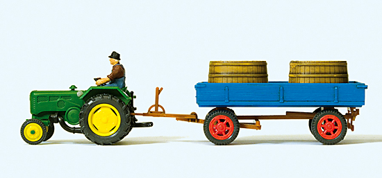 Ackerschlepper Lanz D 2416, mit Hänger