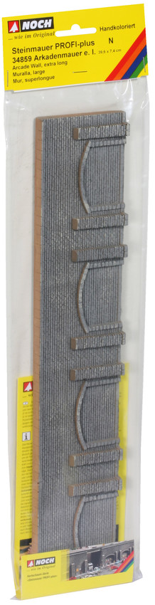 N-Arkadenmauer, extra lang 39,6 x 7,4 cm