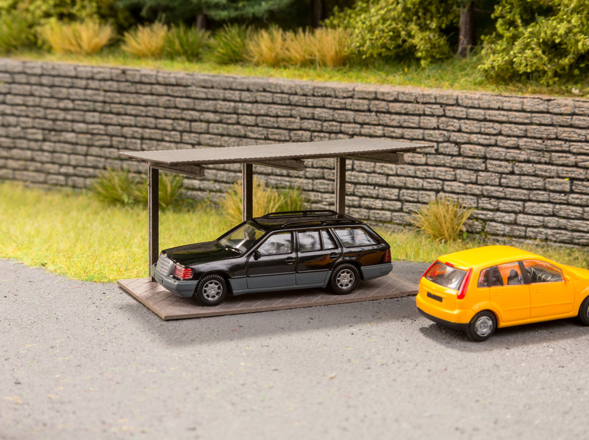 H0-Laser-Cut Freitragender Carport