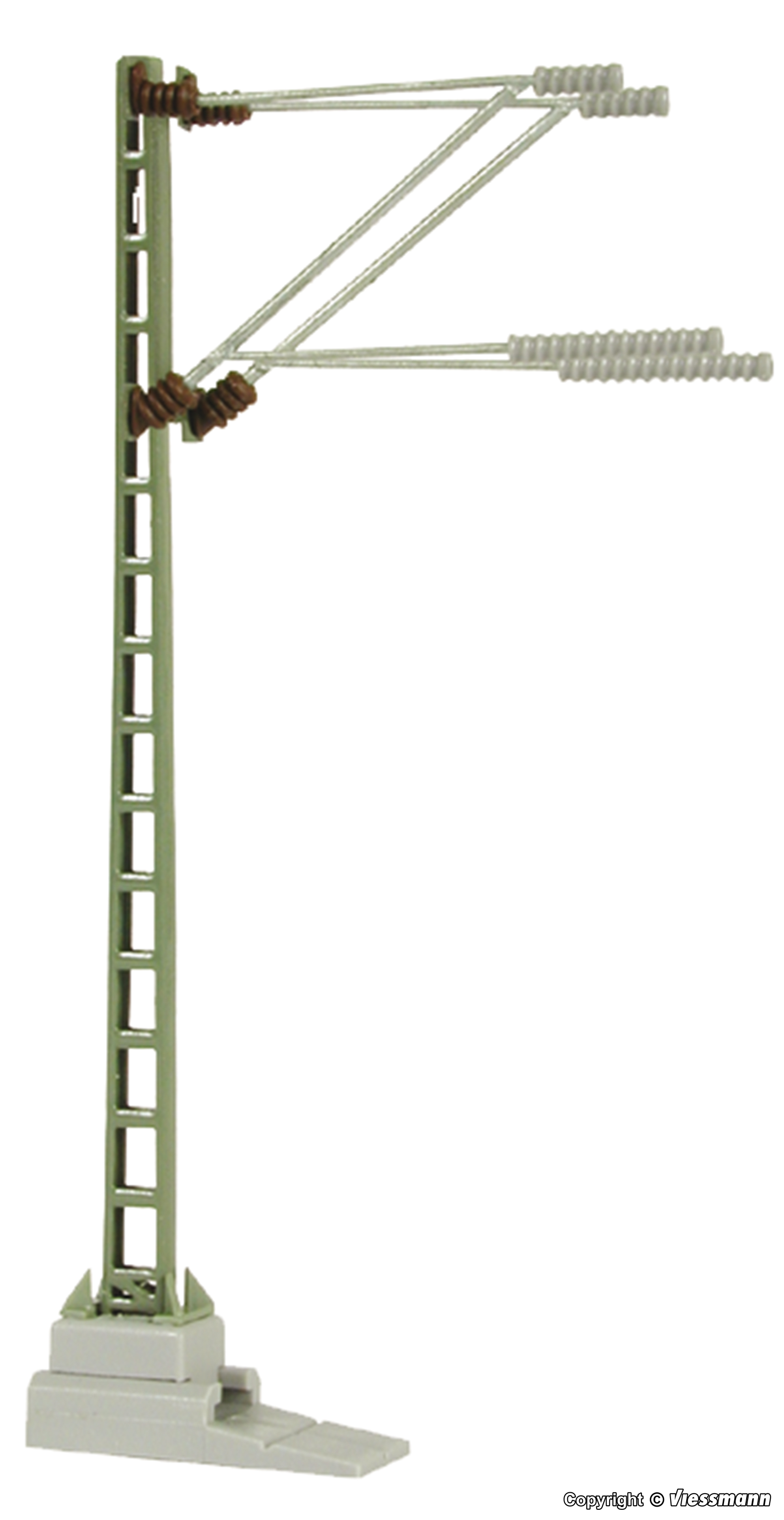 N-Streckenmast mit Doppelausleger