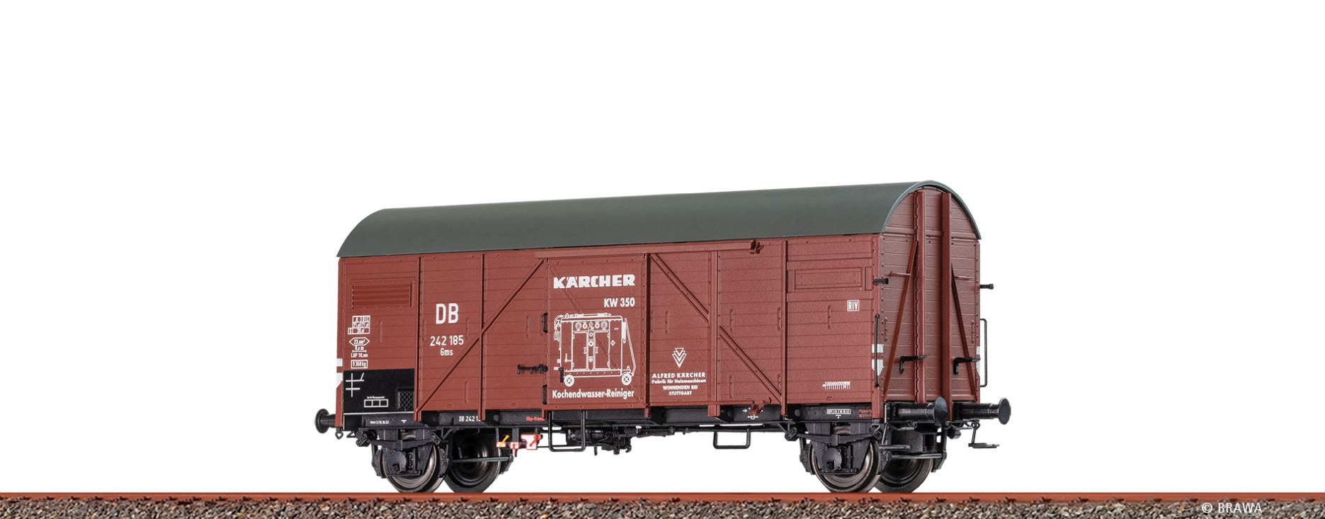 H0-Güterwagen Gms DB, Ep.III Kärcher