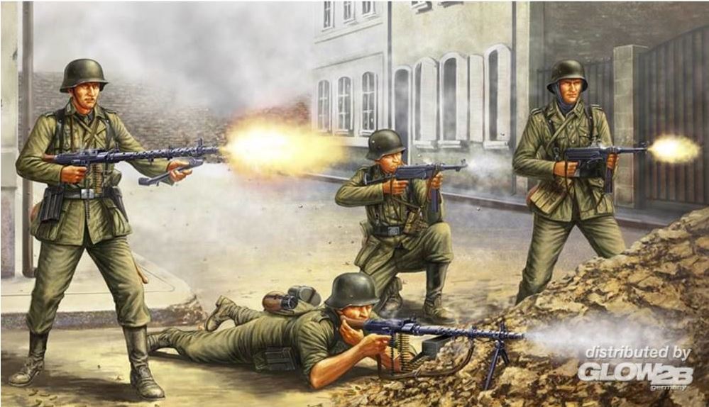 1:35-German Infantry, The Barrage Wall