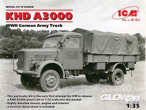 1:35-KHD A3000, WWII German Truck