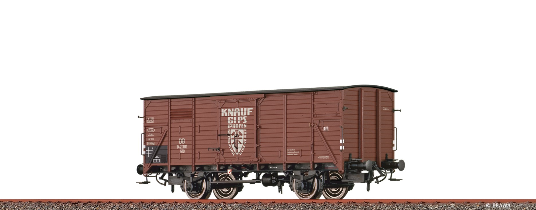 H0-Güterwagen G10 DB, Ep.III Knauf