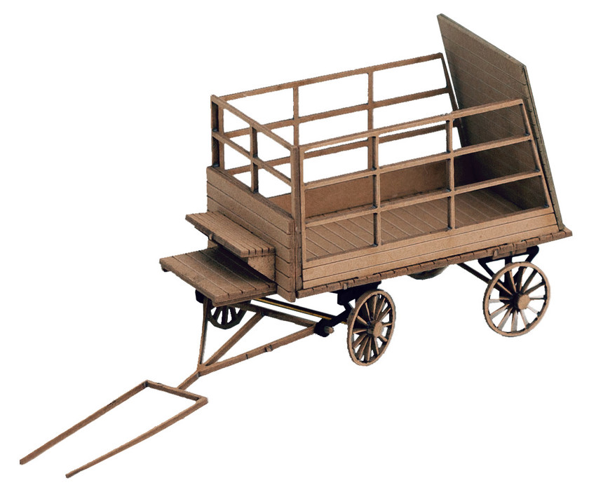 H0-Laster-Cut Viehtransportwagen
