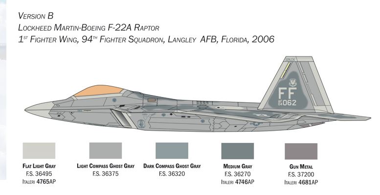 1:48 US F-22A Raptor